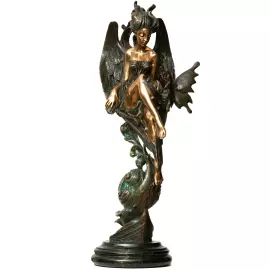 The author's bronze sculpture "The Fluttering Mystery"