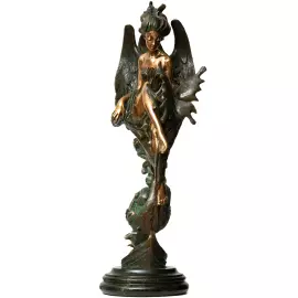 The author's bronze sculpture "The Fluttering Mystery"