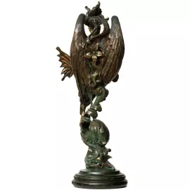 The author's bronze sculpture "The Fluttering Mystery"