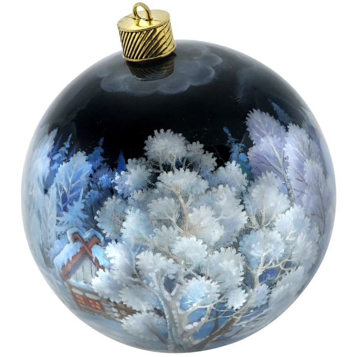 Christmas tree balloon "Berendeyevka" Fedoskino