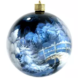 Шар елочный "Берендеевка" Федоскино