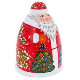 Футляр под штоф "Дед Мороз" Хохлома