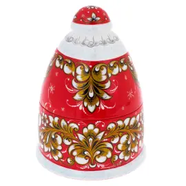 Футляр под штоф "Дед Мороз" Хохлома