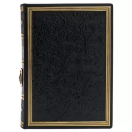 Книга в кожаном переплете "Очерки Крыма. Марков" в футляре