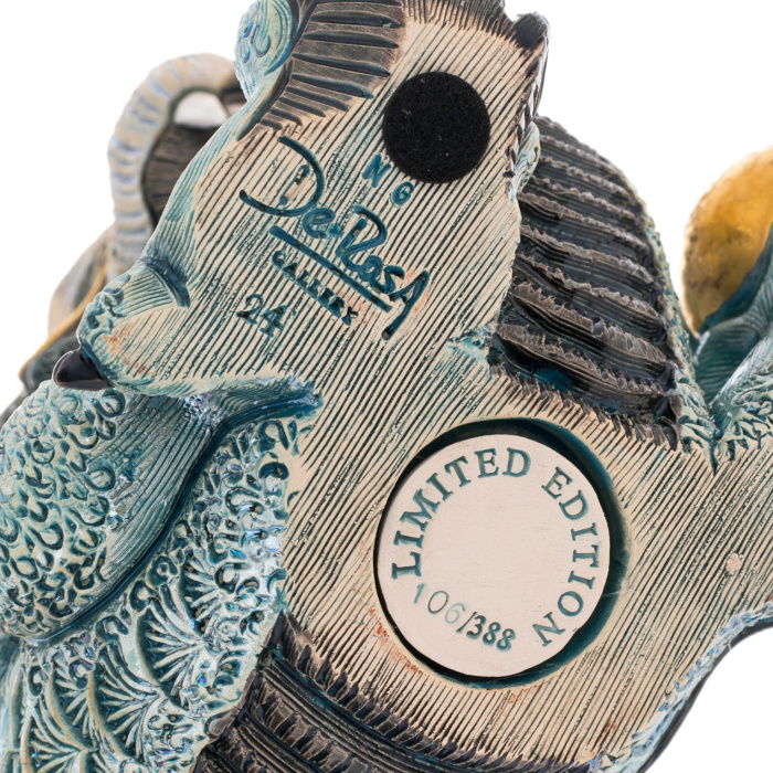 Sculpture "Chinese Blue Dragon"