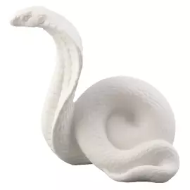 Скульптура фарфоровая "Кобра" в подарочной коробке