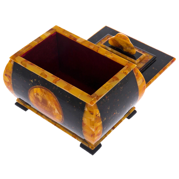 Amber casket "Saint Petersburg"