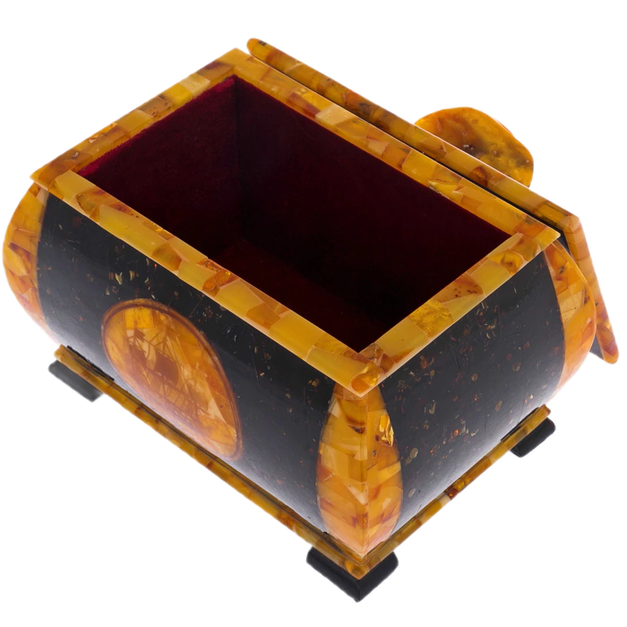 Amber casket "Saint Petersburg"