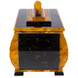 Ларец из янтаря "Санкт-Петербург"