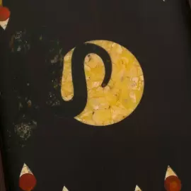 Нарды из мореного дуба и янтаря "Змея"