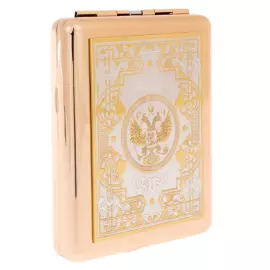 Портсигар подарочный "Герб РФ" Златоуст