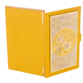 Business card holder "Bird in flowers" Zlatoust