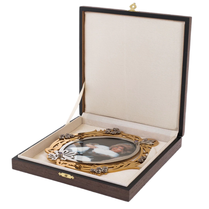 Gift photo frame "Bouquet" Zlatoust