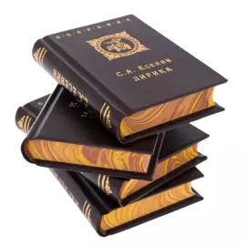 Книжный сувенир "Мини-библиотека. Собрание лирики" на подставке