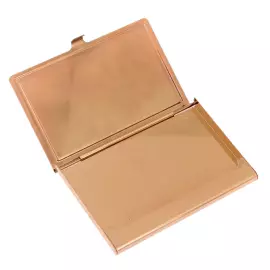 Coat of Arms of the Russian Federation business card holder with red enamel, Zlatoust