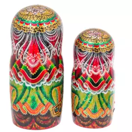 Matryoshka doll with 30 seats "Tales of Pushkin" 51 cm
