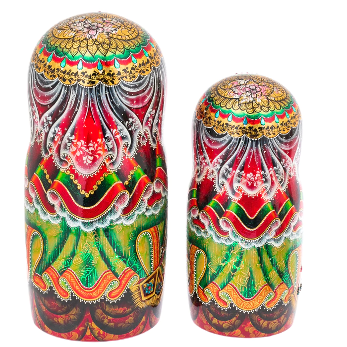 Matryoshka doll with 30 seats "Tales of Pushkin" 51 cm