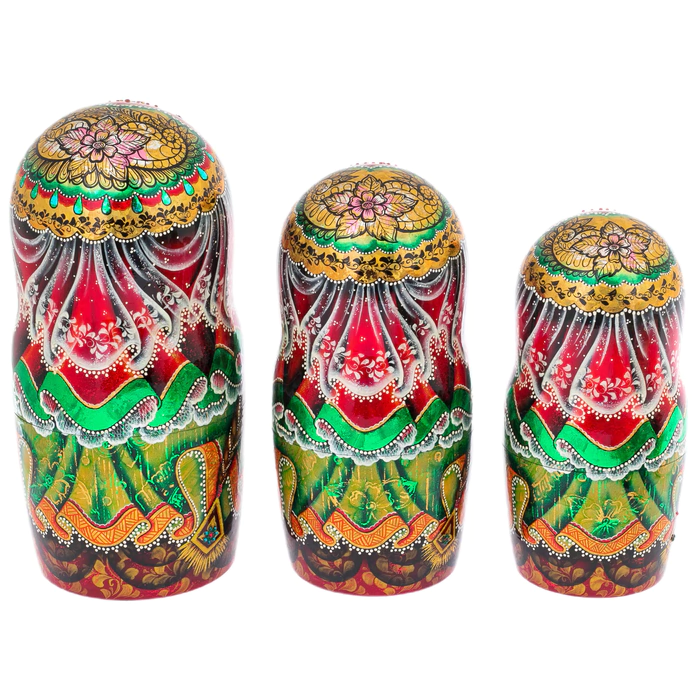 Matryoshka doll with 30 seats "Tales of Pushkin" 51 cm