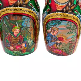 Matryoshka doll with 30 seats "Tales of Pushkin" 51 cm