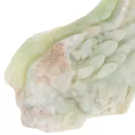 Скульптура из белого нефрита "Стая рыб"