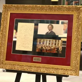 Рукописное письмо с автографом художника Ильи Репина