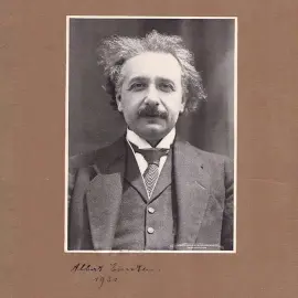 Фотография с автографом учёного Альберта Эйнштейна Фотография с автографом учёного Альберта Эйнштейна