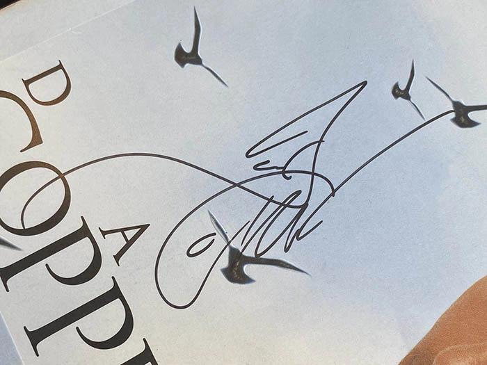 An autographed catalog by illusionist David Copperfield