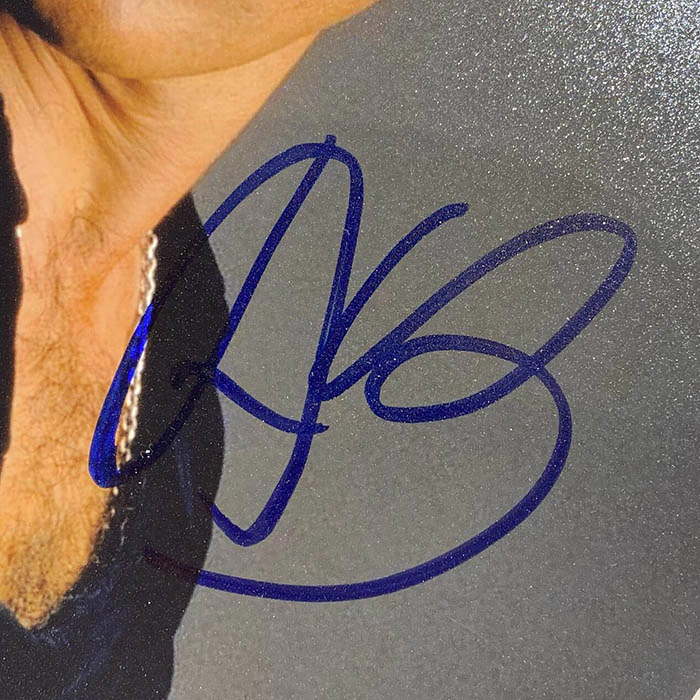 Autographed photo of actor Antonio Banderas