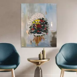 Картина маслом SENSE "Символы" 90х110