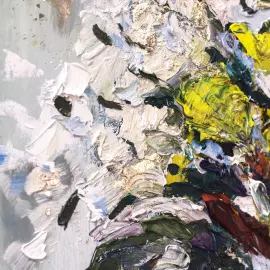 Картина маслом SENSE "Символы" 90х110