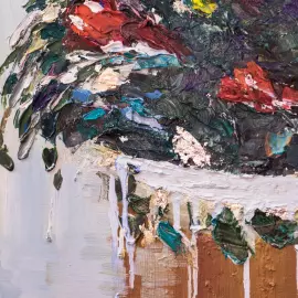 Картина маслом SENSE "Символы" 90х110