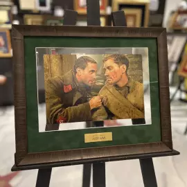 Фотография из к/ф "Враг у ворот" с автографом актёра Джуда Лоу