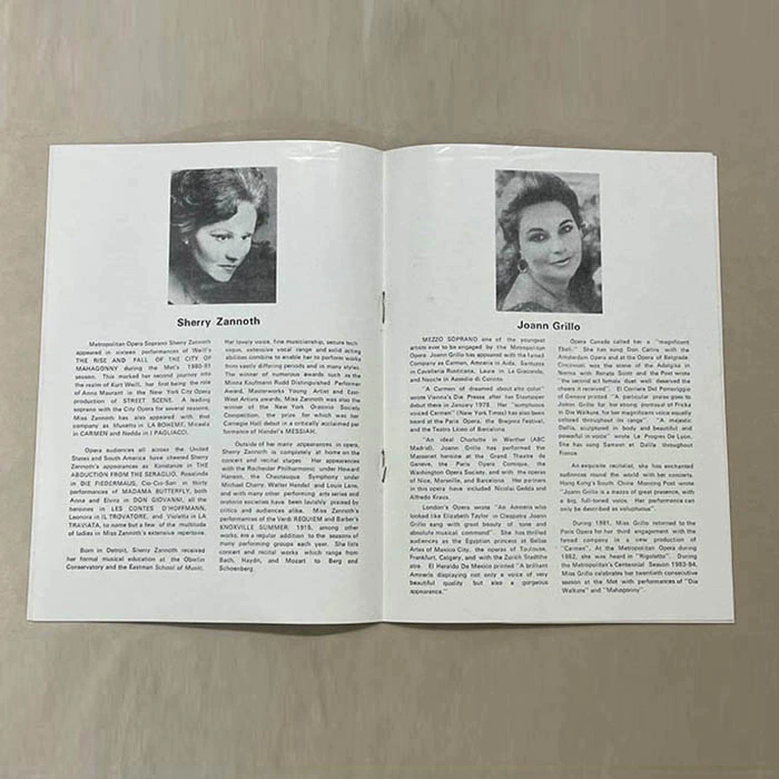 An autographed brochure by Indira Gandhi's politician