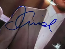 Фотография с автографами актёров Дастина Хоффмана и Тома Круза