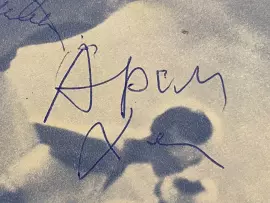 An autographed book by ballerina Galina Ulanova and composer Aram Khachaturian