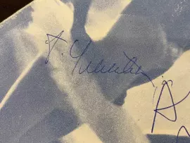 An autographed book by ballerina Galina Ulanova and composer Aram Khachaturian