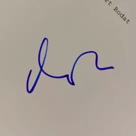 Сценарий фильма "Спасение рядового Райана" с автографом киноактёра Мэтта Дэймона