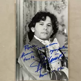 Фотография с автографом кинорежиссёра Романа Полански