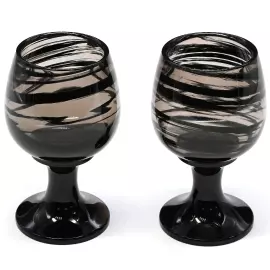 Набор рюмок из обсидиана "Водка" на 2 персоны