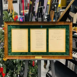 Машинопись с рукописным обращением и автографом поэта Бориса Пастернака