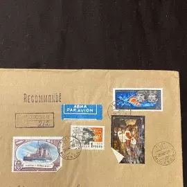 Конверт с автографом поэта Евгения Евтушенко