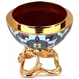 Шкатулка-яйцо "Дед Мороз"