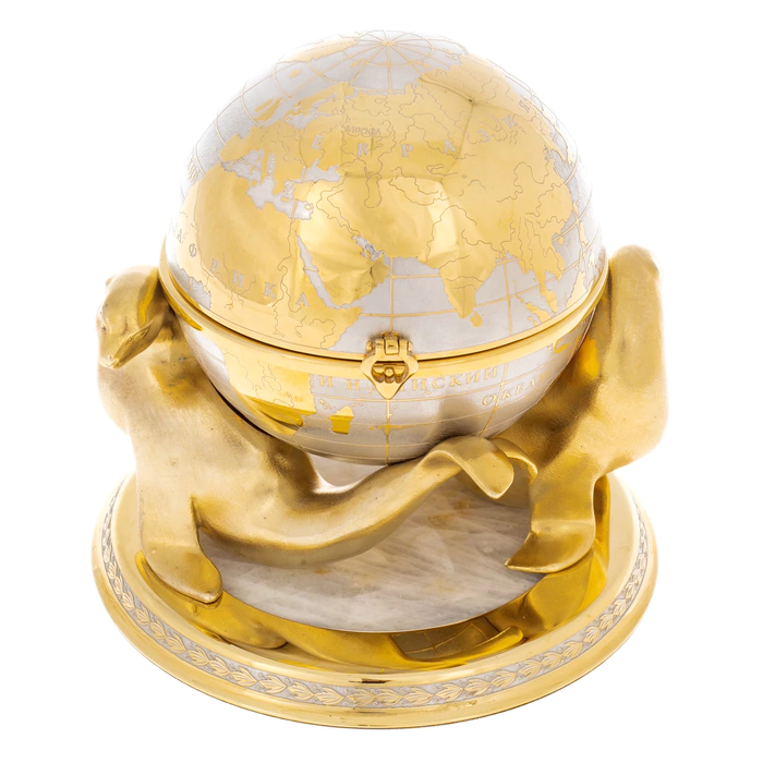 Globe compass "Seals" Zlatoust