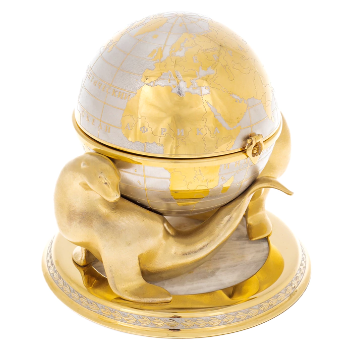 Globe compass "Seals" Zlatoust