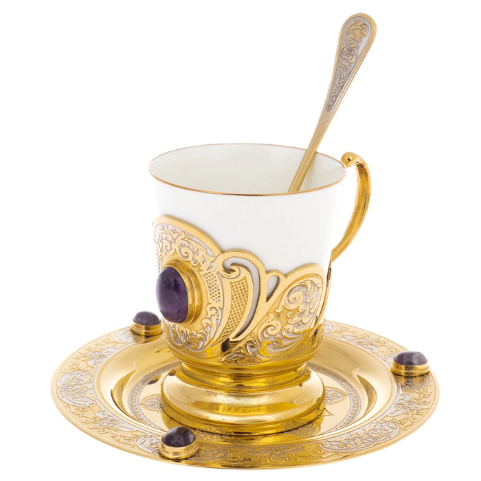 Coffee set (amethyst)
