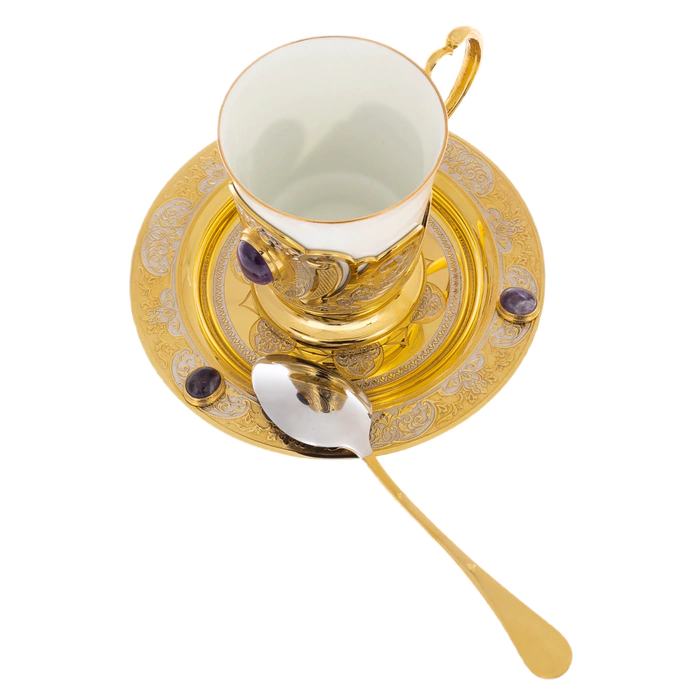 Coffee set (amethyst)