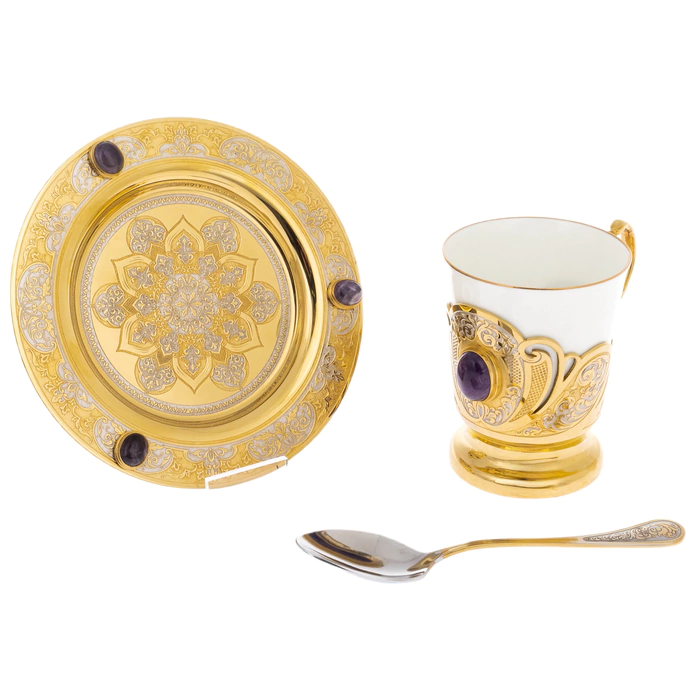 Coffee set (amethyst)