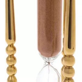 Часы песочные "Время" на нефритовом основании на 15 минут, Златоуст