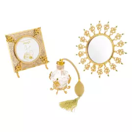 Набор женский "Змейка" с фоторамкой, зеркалом и диффузором, Златоуст