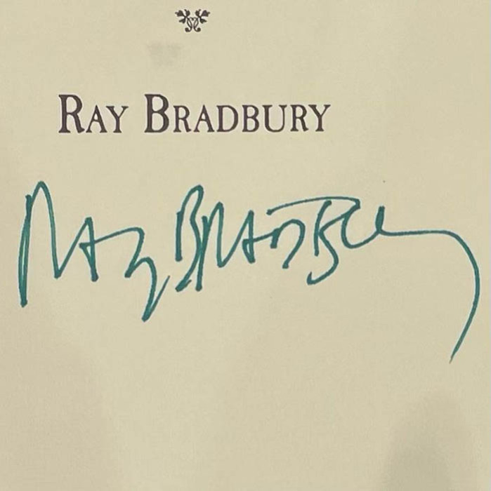 Книга «A Chapbook for Burnt-Out Priests, Rabbis, and Ministers» с автографом Рэя Брэдбери